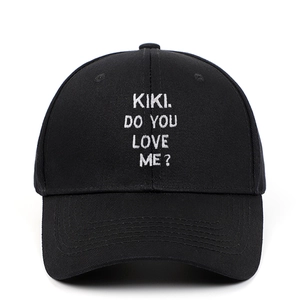 Casquette De Baseball Kiki Do You Love Me En Coton Brodé Lettre Réglable Protection Solaire Chapeau Streetwear