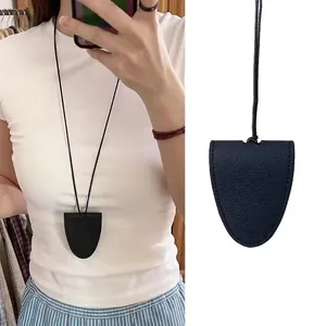 Brillenhalter Aus Leder Magnetisch Halskette Tragbare Reise Sonnenbrille Lanyard Minimalistisch Glockenform Unisex Accessoire