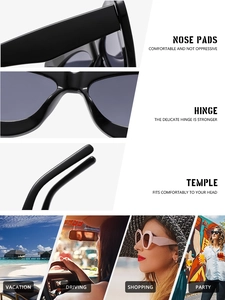 Détails macro des charnières métalliques durables et plaquettes de nez de lunettes de soleil