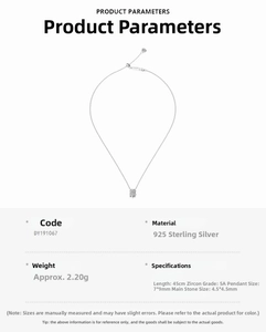 Detailed specifications of S925 sterling silver deer antler necklace with 5A zircon pendant