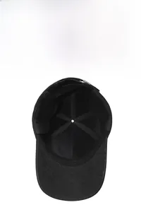 Detail view of winter baseball cap with plush fleece lining and foldable ear flaps