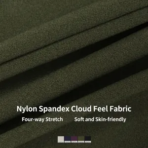 Soutien-gorge de yoga dos nu effet nuage en tissu nylon-spandex haute élasticité