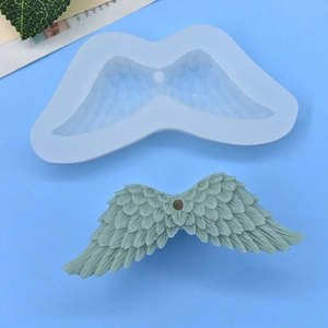 Silicone feather wing mold for DIY cake mousse chocolate making with realistic textures