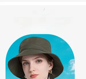 Detail of dark green summer sunhat featuring a functional ponytail hole design for women