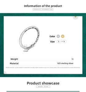 Detailed view of 1.1mm S925 sterling silver ring with pavé diamonds and custom engraving