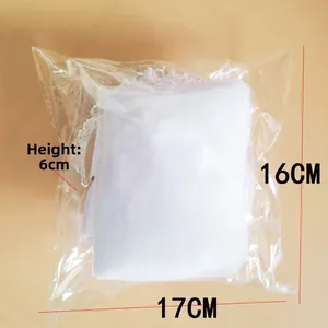 Detail showing bridal veil crown in clear OPP packaging with 6CM height dimension