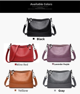 Detail showing snake pattern faux leather texture in five available colors for cross body bag