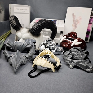 Masques de cosplay effrayants de squelette et mécaniques pour fêtes d'Halloween et carnaval