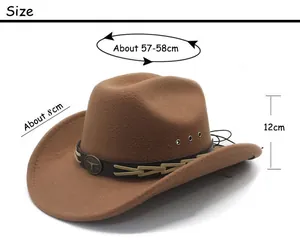 Guida dettagliata alle taglie per cappello da cowboy con larghezza tesa e altezza