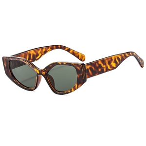 Cat Eye Sunglasses Retro Geometric Thick Frame UV400 Protection PC Frame AC Lens Hip Hop Streetwear Unisex
