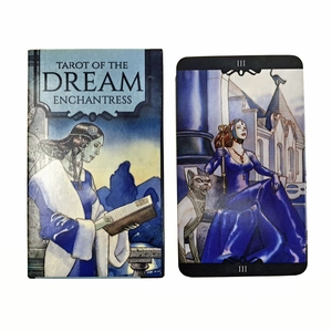 Detail view of Tarot of the Dream Enchantress box and Major Arcana card number III