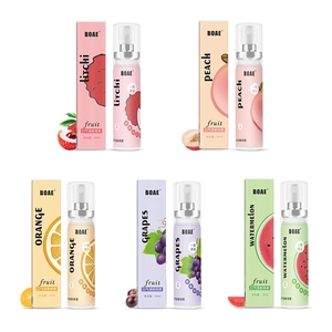 Five-flavor 20ml portable breath freshener oral spray set with colorful packaging