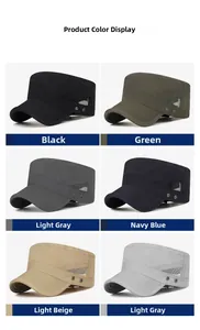 Detail showing breathable mesh vents and metal eyelets on various color quick-dry caps