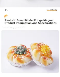 Dettaglio di calamita da frigo a forma di cupcake con decorazioni in resina e carta