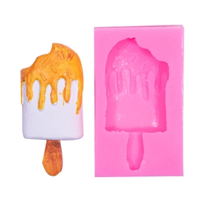 Moule en silicone rose pour glaces et décoration de gâteaux au chocolat DIY