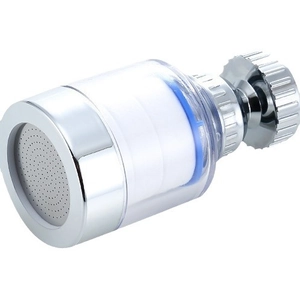 Filtro universale per purificatore d'acqua del rubinetto con corpo trasparente e snodo