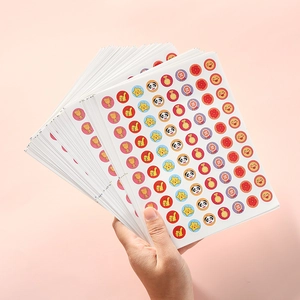 Cartoon Reward Stickers For Teachers Students Incentive Labels Cute Colorful Patterns For Classroom Home Schooling