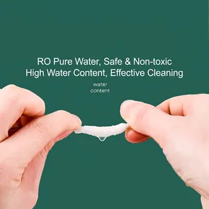 Pet eye wipes with RO pure water for dogs and cats in a high moisture gauze material