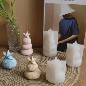 Starfish and sea urchin silicone molds for DIY candle making and plaster ornaments