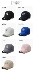 Detail view of quick-dry baseball caps with laser-perforated holes for breathability