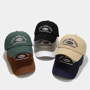 Vintage 1989 New York Embroidery Baseball Cap Cotton Adjustable Retro Sun Hat Unisex Casual