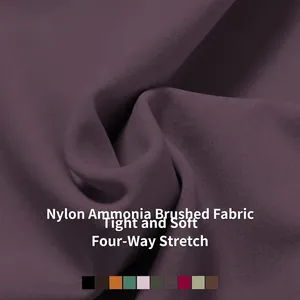 High-waist quick-dry yoga leggings in mulberry purple with elastic brushed fabric texture