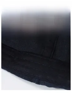 Detail of the widened moisture-wicking sweatband and stitching inside the baseball cap