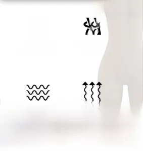 Detail of ribbed seamless yoga jumpsuit featuring high stretch and body shaping fabric