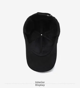 Detailed interior view of winter baseball cap showing thick black plush lining for warmth
