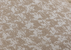 Macro detail of luxury beige woven fabric with relief texture for sofa cushion cover