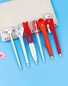 Detail of 0.5mm creative ballpoint pens shaped like various hardware tools