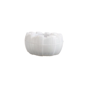 Irregular striped semi-circle silicone mold for DIY flower pots and storage bowls