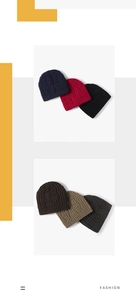 Detailed close-up showing the knit texture and color options of fleece-lined beanies