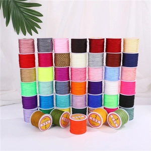 Multiple colors of No. 72 nylon cord for DIY jewelry making and handmade weaving crafts