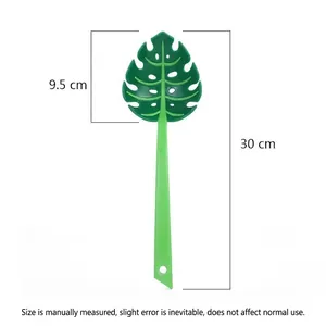 Green monstera leaf colander 30cm creative kitchen straining spoon for pasta and noodles