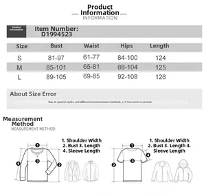 Detailed size chart for the summer strapless floral print bodycon maxi dress for women