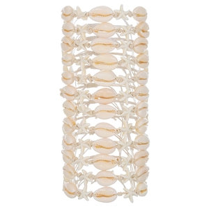 Bohemian seashell and starfish handmade woven bracelet set for women beach jewelry