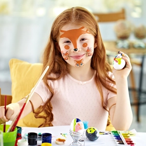 Animal face temporary tattoo stickers for festival makeup and party performance decor