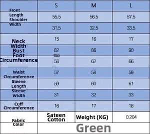 Size chart table for women's knitted sweater with detailed measurements in centimeters