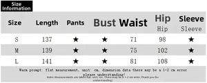 Detailed size chart for the deep V-neck halter chiffon dress showing length and waist data