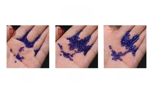 Detailed comparison of deep blue 2mm 3mm 4mm glass seed beads for DIY jewelry making