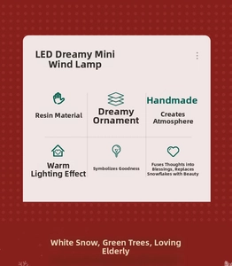 Detail of LED lighted Christmas lantern made of resin with warm glow for holiday decor