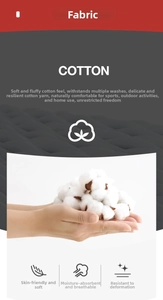 Macro view of breathable cotton fabric showing natural fibers and soft texture for socks