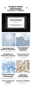 Technical view of four-way stretch breathable fabric for high-waisted yoga shorts