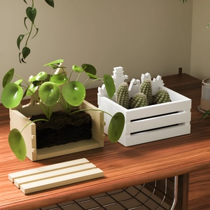 Molde de silicona para cesta navideña de resina con diseño decorativo de madera empalmada