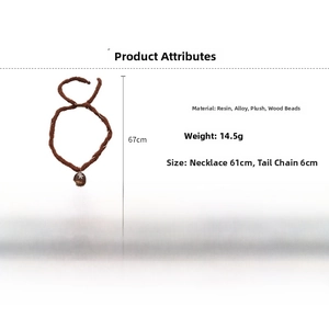 Détails des dimensions du collier à pendentif cœur léopard et spécifications techniques
