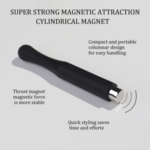 Professional cylindrical cat eye nail magnet tool for strong magnetic styling effects