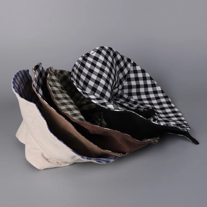 Linen bucket hats for women in various colors and patterns for UV protection