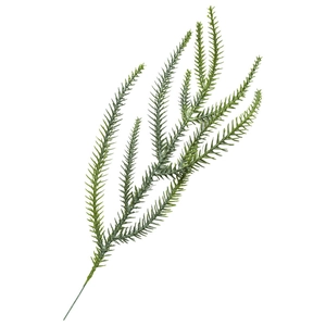 Artificial green pine needles branch for Christmas wreaths and holiday tree decoration