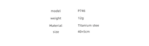 Technical specifications for titanium steel letter M tassel pendant necklace P746